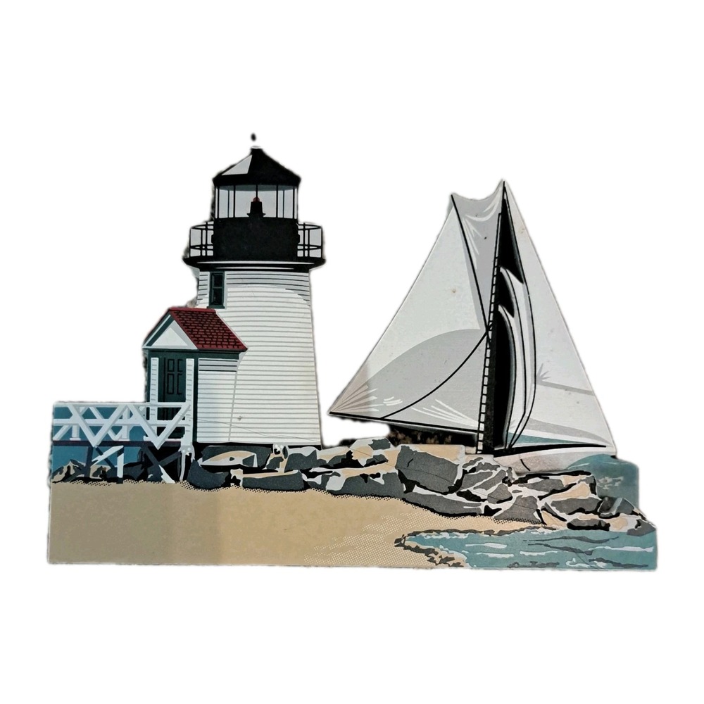 Sheila's Collectibles Shelf Sitter Brant Point Lighthouse Nantucket‎ Mass 1998